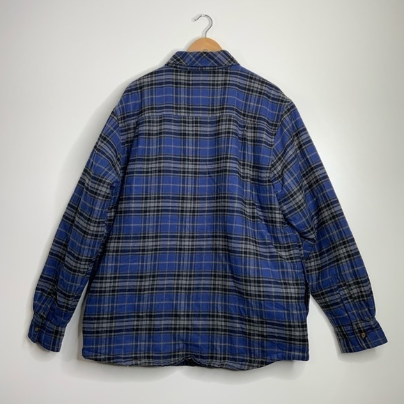 FIELD and Stream Shacket. Size XL. Blue and Gray. - Picture 4 of 5